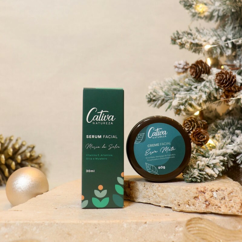 Duo: Creme Erva Mate + Serum Facial MS